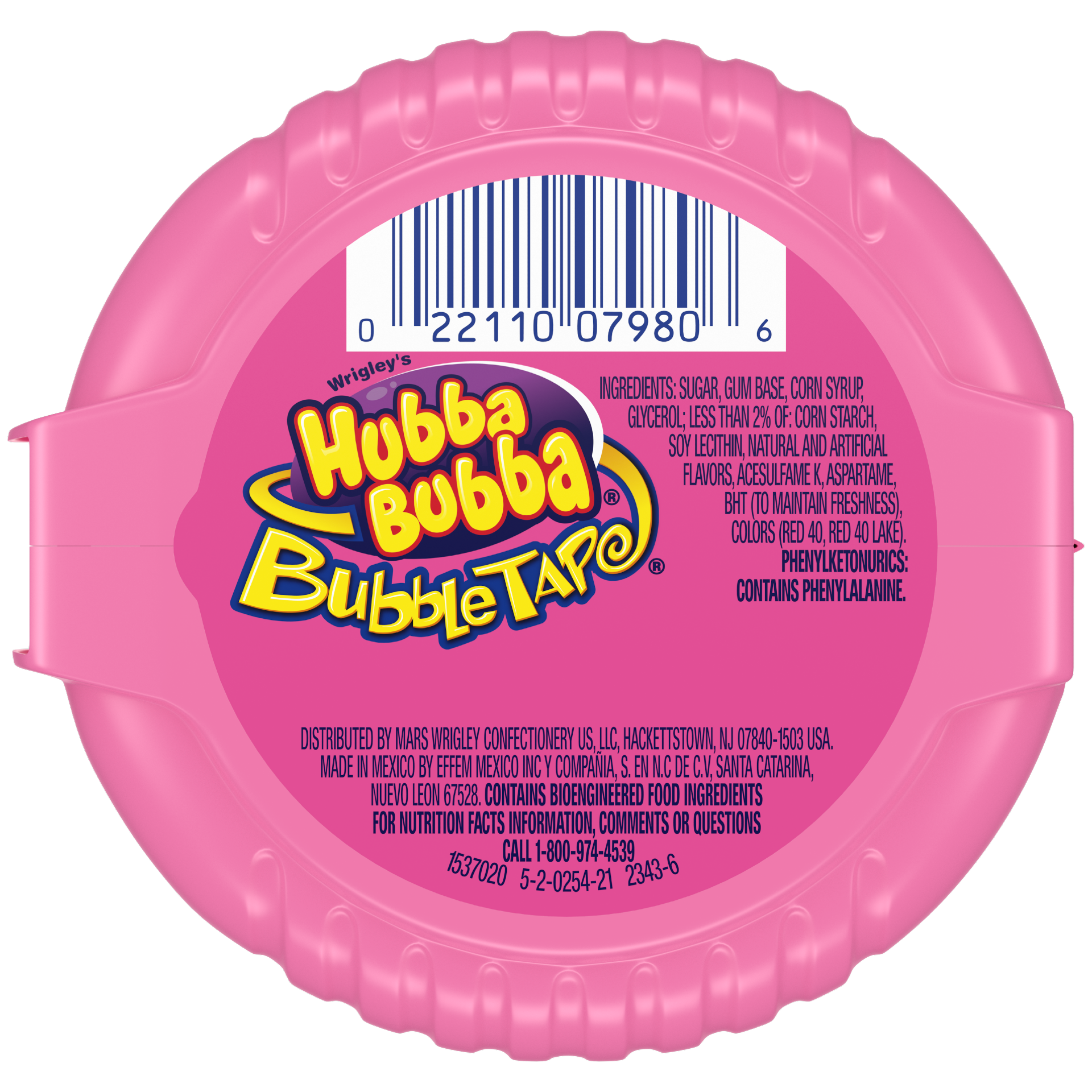 Hubba Bubba Bubble Gum Tape Christmas Candy Chewing Gum, 2 oz