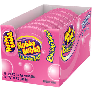 All City Candy Hubba Bubba Original Bubble Tape Bubble Gum - 6 Foot Roll Case of 6 Gum/Bubble Gum Wrigley For fresh candy and great service, visit www.allcitycandy.com