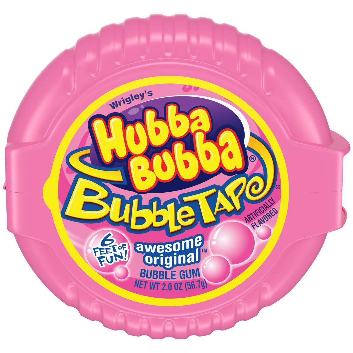 All City Candy Hubba Bubba Original Bubble Tape Bubble Gum - 6 Foot Roll 1 Roll Gum/Bubble Gum Wrigley For fresh candy and great service, visit www.allcitycandy.com