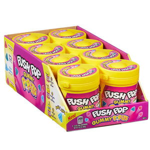 Push Pop Gummy Pop-Its Candy 2.0 Dispenser. For fresh candy and great service, visit www.allcitycandy.com