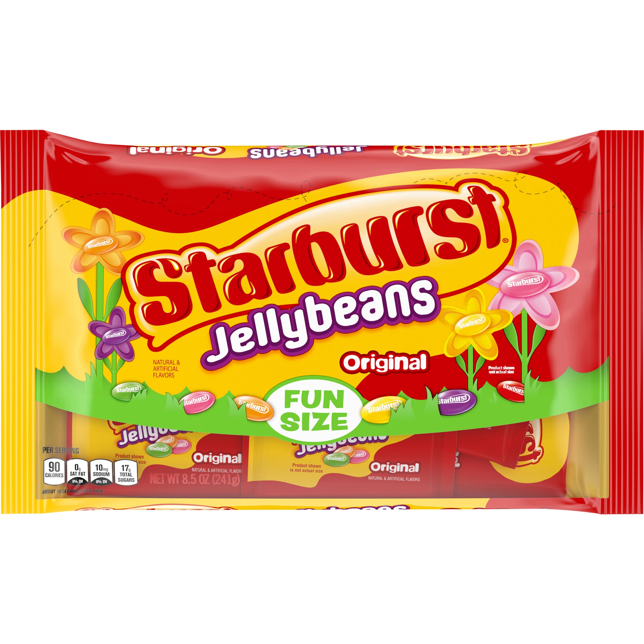 All City Candy Starburst Jelly Beans Fun Size Packs - 8.5-oz. Bag 1 Bag Wrigley For fresh candy and great service, visit www.allcitycandy.com
