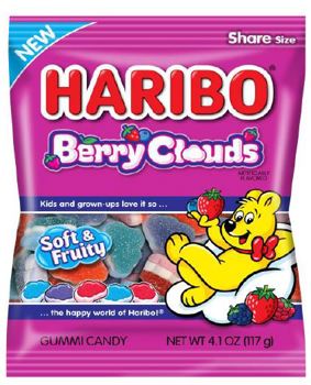 Haribo Berry Clouds Gummi Candy - For fresh candy and great service, visit www.allcitycandy.com