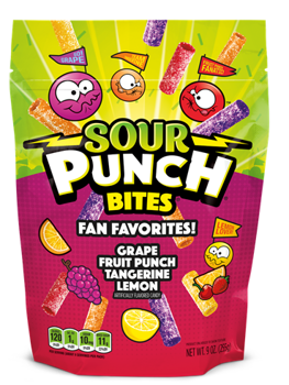 Sour Punch Bites Fan Favorites 9 oz Bag