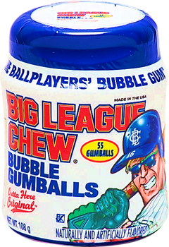 Big League Chew Bubble Gumballs Minis To Go Cup 3.7oz