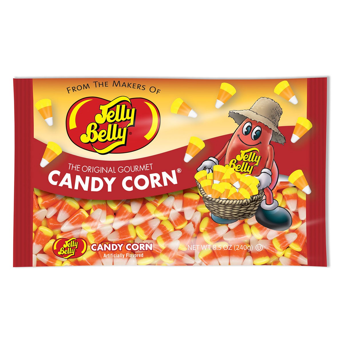 Candy Corn & Mellocreme Candy Tagged "Jelly Belly" All City Candy