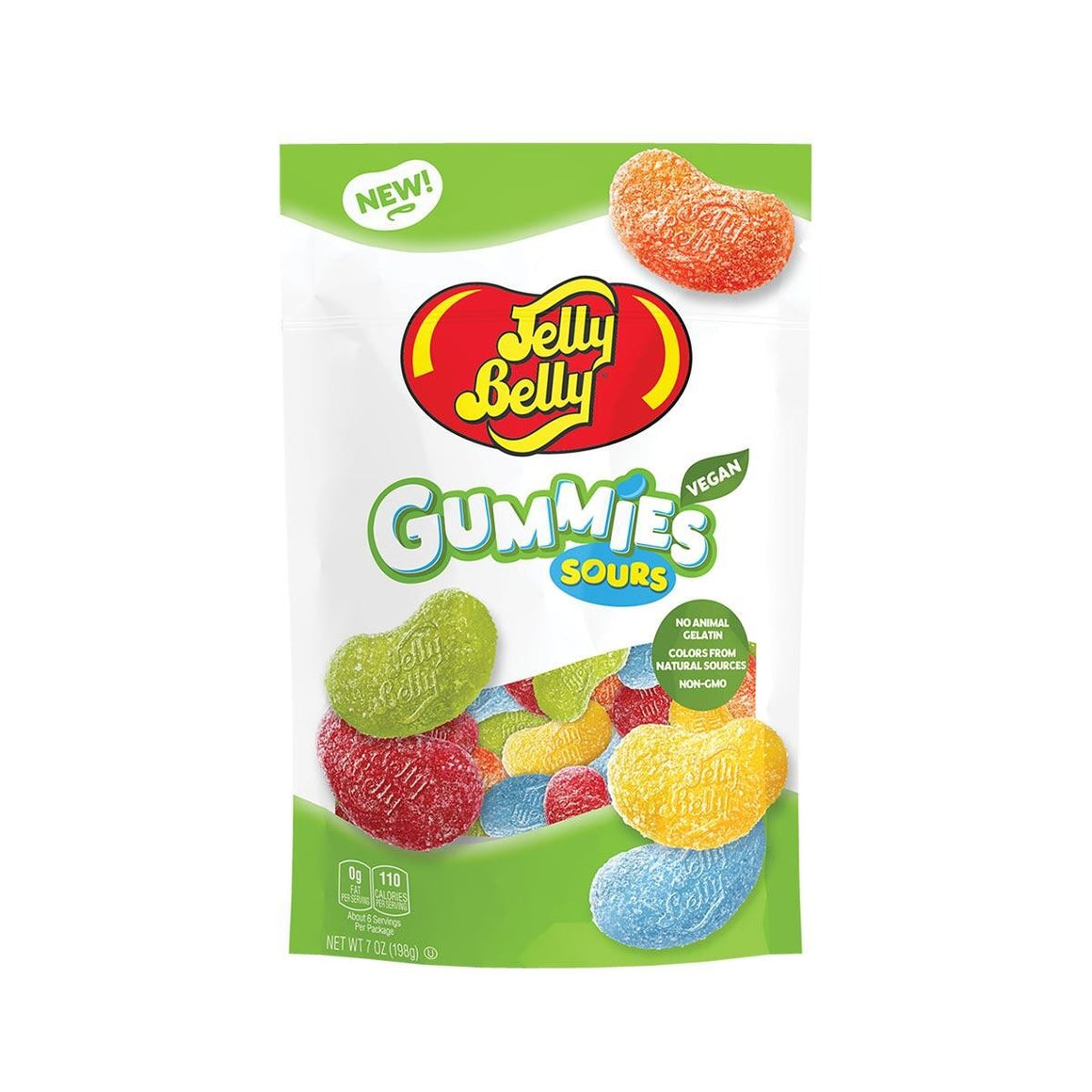 All City Candy Jelly Belly Gummies Sours 7 oz Bag Gummi Jelly Belly For fresh candy and great service, visit www.allcitycandy.com