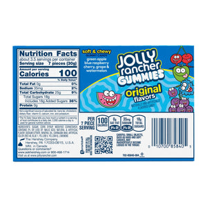 All City Candy Jolly Rancher Gummies Original Flavors - 3.5-oz. Theater Box 1 Box Theater Boxes Hershey's For fresh candy and great service, visit www.allcitycandy.com