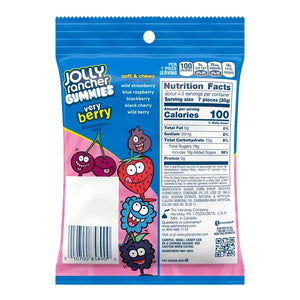 All City Candy Jolly Rancher Gummies Very Berry 5 oz. Bag Hershey's For fresh candy and great service, visit www.allcitycandy.com