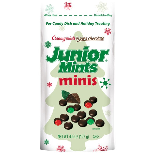 All City Candy Junior Mint Minis Christmas 4.5 oz. Bag Christmas Tootsie Roll Industries For fresh candy and great service, visit www.allcitycandy.com