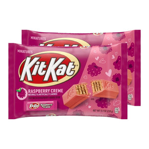 All City Candy Kit Kat Raspberry Creme Miniature 8.4 oz. Bag Pack of 2 Valentine's Day Hershey's For fresh candy and great service, visit www.allcitycandy.com