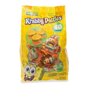 All City Candy Spongebob Squarepants Krabby Patties Gummy Candy 40 count Bag Halloween Frankford Candy For fresh candy and great service, visit www.allcitycandy.com