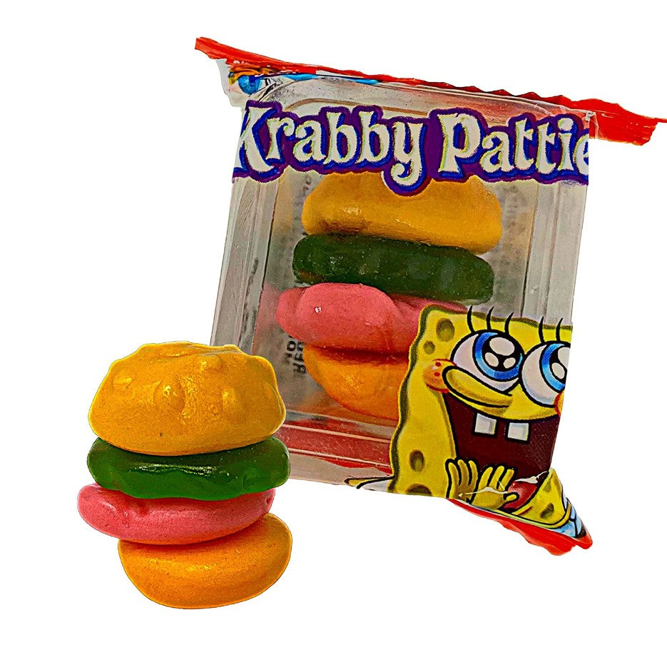 All City Candy Spongebob Squarepants Krabby Patties Gummy Candy 40 count Bag Halloween Frankford Candy For fresh candy and great service, visit www.allcitycandy.com