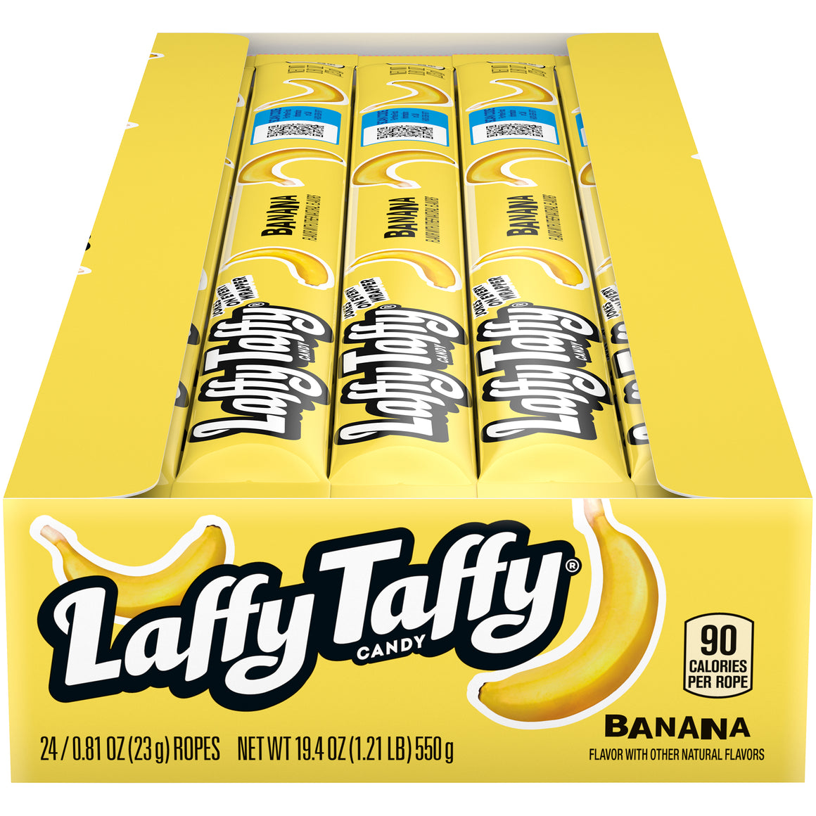 All City Candy Laffy Taffy Banana Rope .81 oz. 1 Piece Taffy Ferrara Candy Company For fresh candy and great service, visit www.allcitycandy.com
