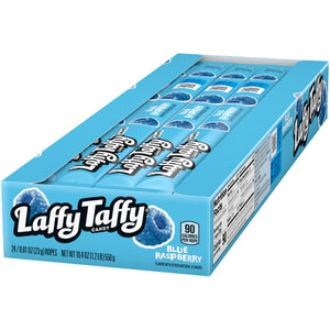 All City Candy Laffy Taffy Blue Raspberry Rope .81-oz. Case of 24 Taffy Ferrara Candy Company For fresh candy and great service, visit www.allcitycandy.com