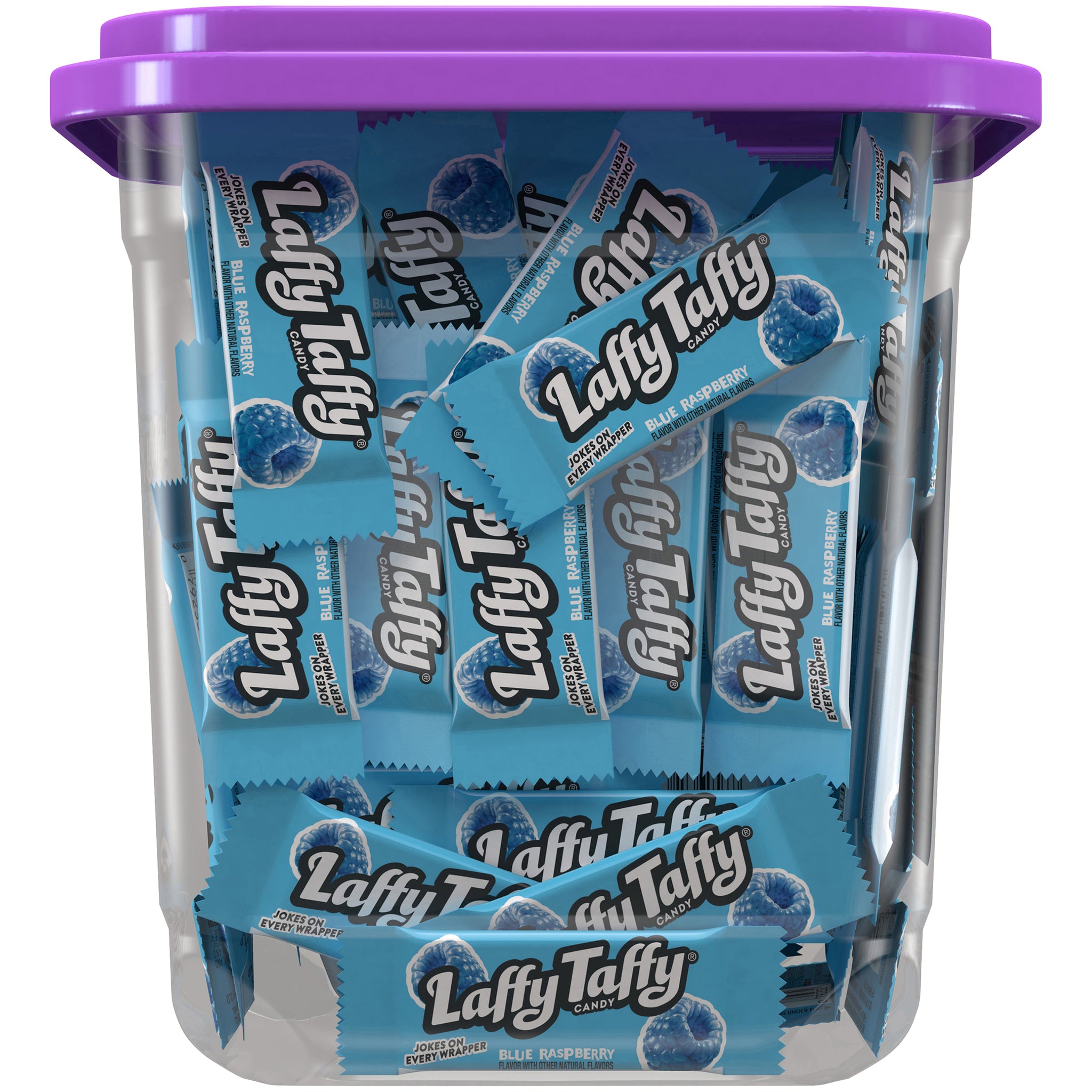 Laffy Taffy Candy - Blue Raspberry: 145-Piece Tub Laffy Taffy Candy - Blue Raspberry: 145-Piece Tub