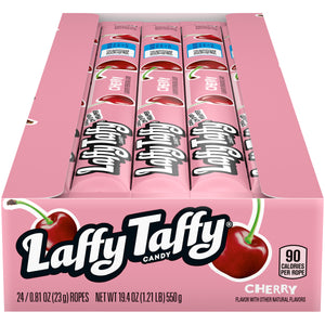 All City Candy Laffy Taffy Cherry Rope .81 oz. Case of 24 Ferrara Candy Company For fresh candy and great service, visit www.allcitycandy.com