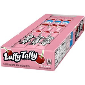 All City Candy Laffy Taffy Cherry Rope .81 oz. Case of 24 Ferrara Candy Company For fresh candy and great service, visit www.allcitycandy.com