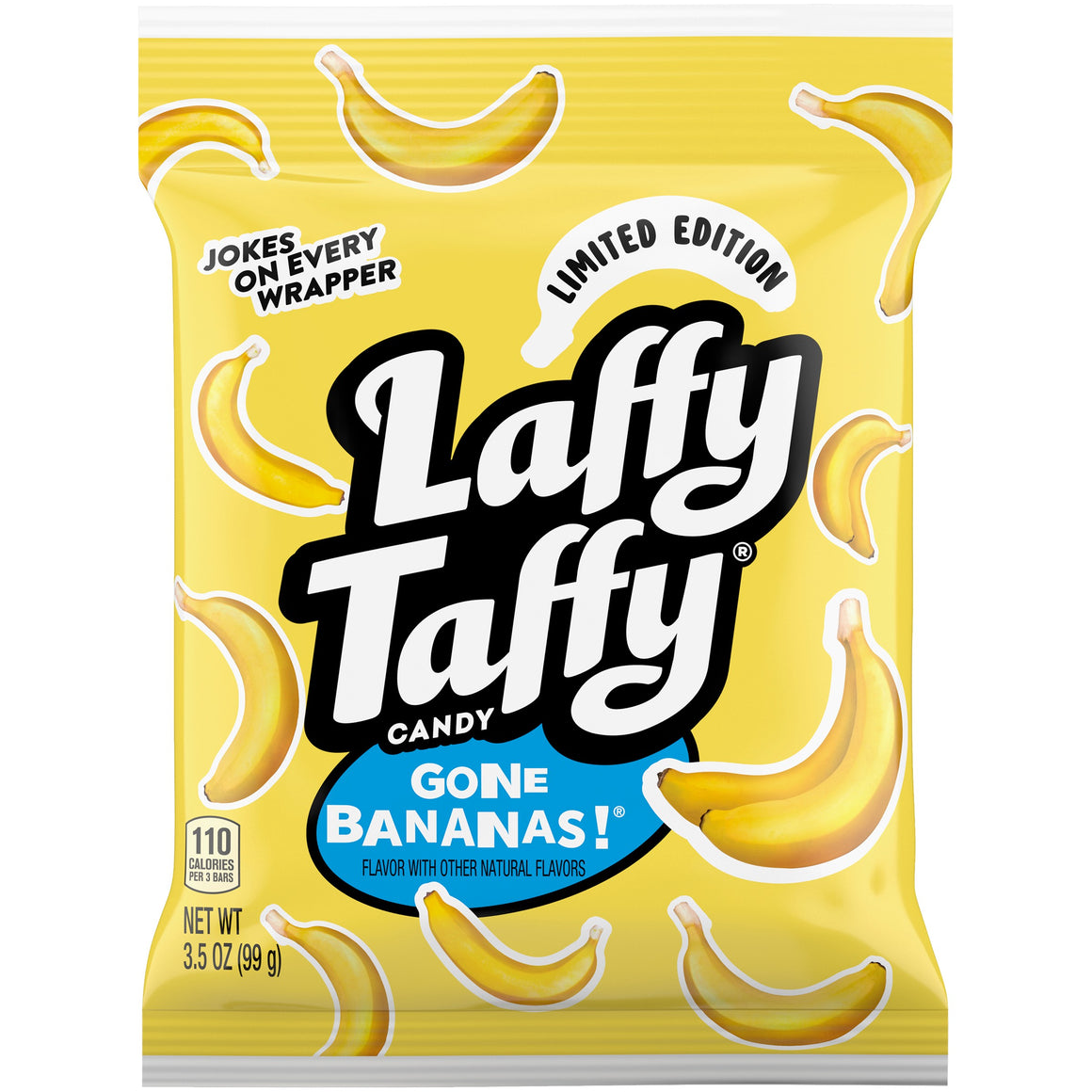 All City Candy Laffy Taffy Gone Bananas 3.5 oz. Bag Taffy Ferrara Candy Company For fresh candy and great service, visit www.allcitycandy.com