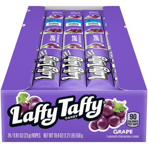 All City Candy Laffy Taffy Grape Rope .81-oz. - Case of 24 Taffy Ferrara Candy Company For fresh candy and great service, visit www.allcitycandy.com