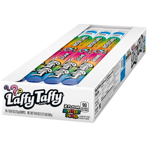 All City Candy Laffy Taffy 2 Flavor Mystery Swirl Rope .81-oz. Case of 24 Taffy Ferrara Candy Company For fresh candy and great service, visit www.allcitycandy.com