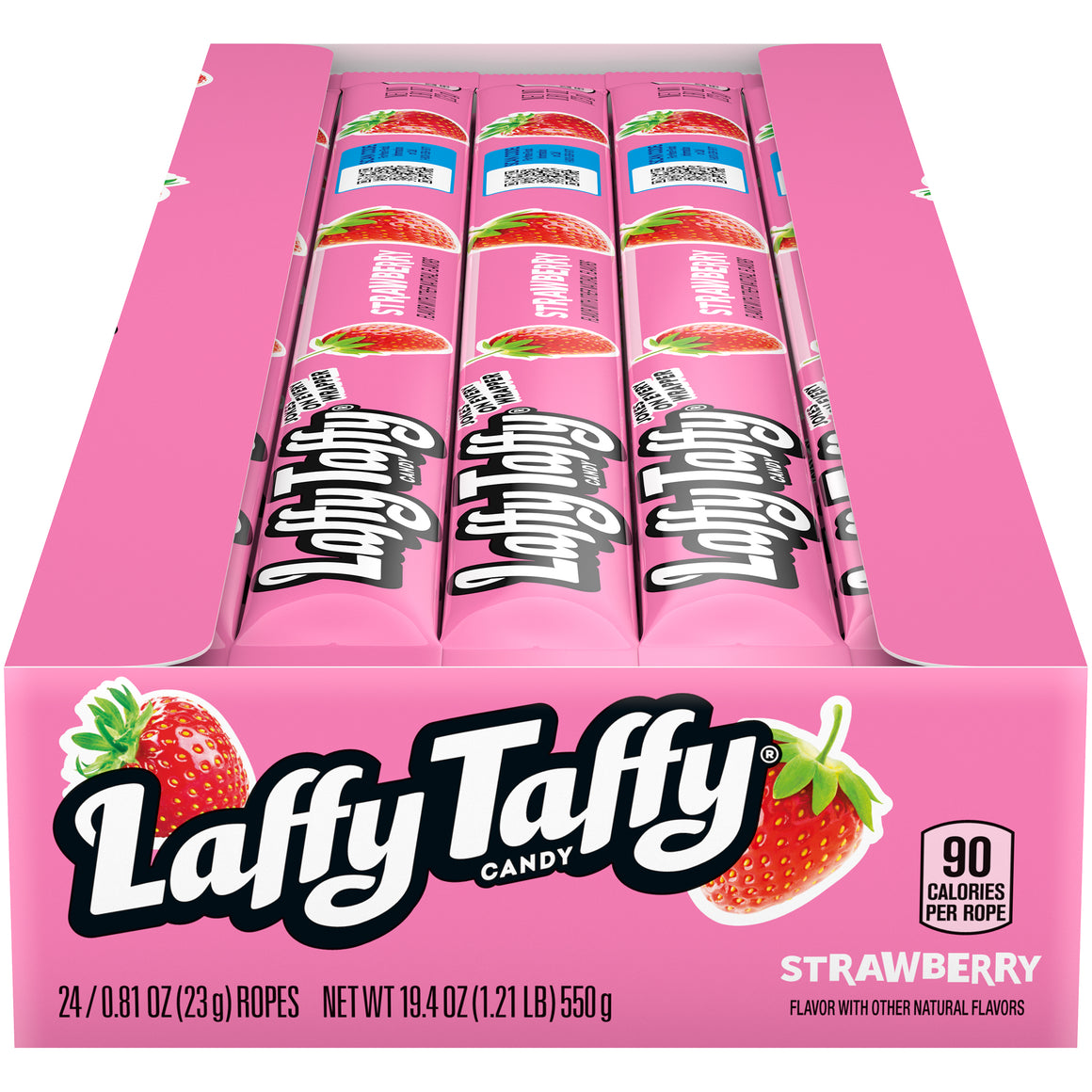 All City Candy Laffy Taffy Strawberry Rope .81-oz. 1 Piece Taffy Ferrara Candy Company For fresh candy and great service, visit www.allcitycandy.com
