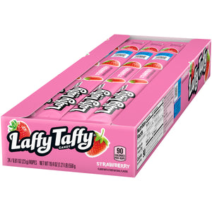 All City Candy Laffy Taffy Strawberry Rope .81-oz. Case of 24 Taffy Ferrara Candy Company For fresh candy and great service, visit www.allcitycandy.com