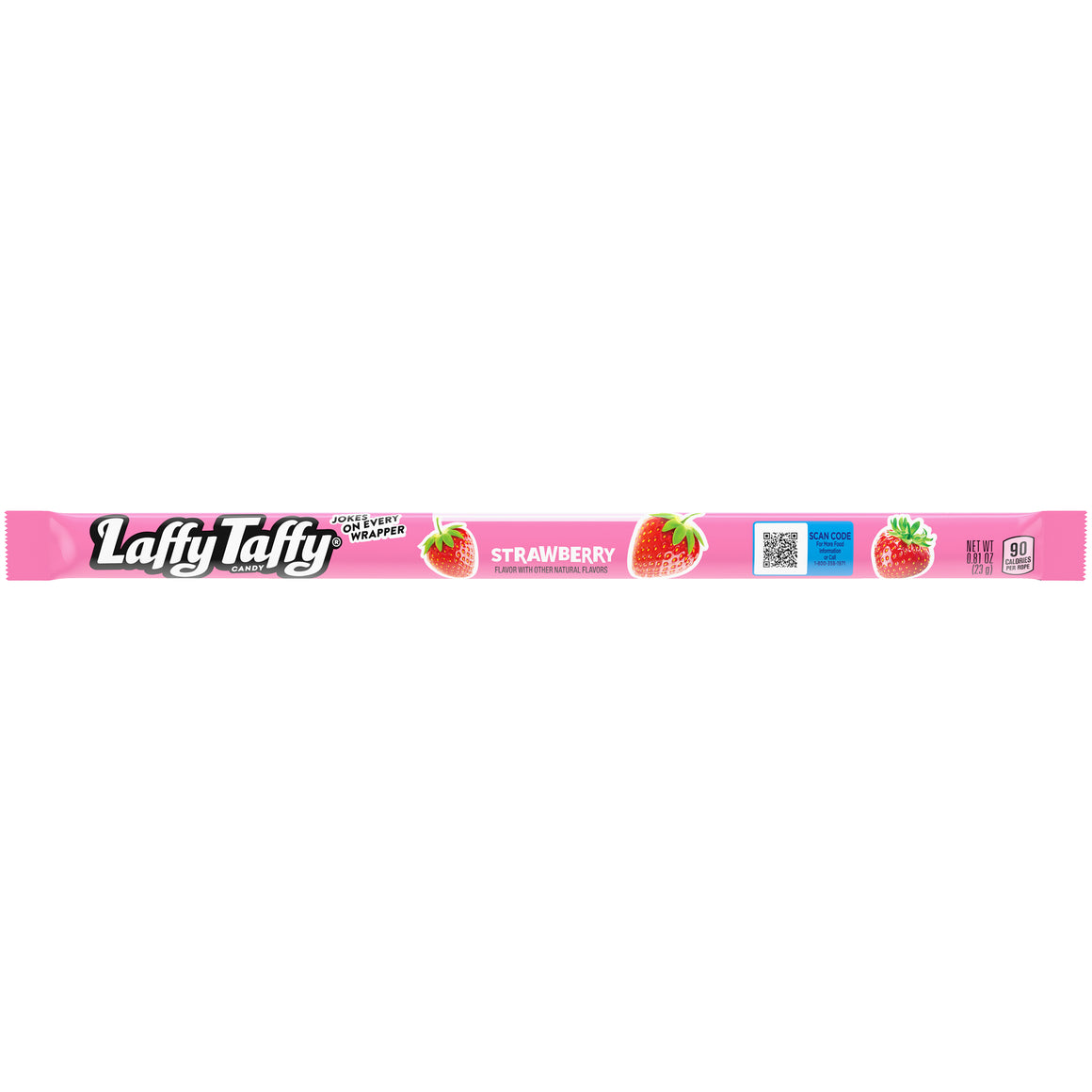 All City Candy Laffy Taffy Strawberry Rope .81-oz. 1 Piece Taffy Ferrara Candy Company For fresh candy and great service, visit www.allcitycandy.com