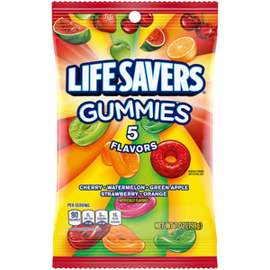 All City Candy Life Savers Gummies 5 Flavors Gummi Wrigley 7-oz. Bag For fresh candy and great service, visit www.allcitycandy.com
