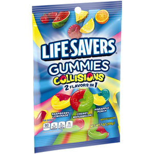 All City Candy Life Savers Gummies Collisions - 7-oz. Bag Gummi Wrigley For fresh candy and great service, visit www.allcitycandy.com