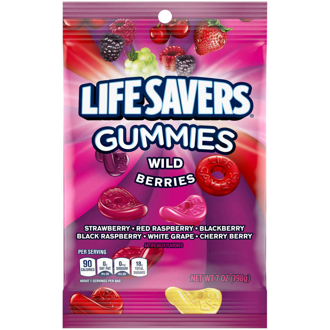 All City Candy Life Savers Gummies Wild Berries - 7-oz. Bag Gummi Wrigley For fresh candy and great service, visit www.allcitycandy.com