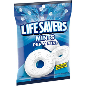 All City Candy Life Savers Mints Pep O Mint - 6.25 oz. Bag Hard Wrigley For fresh candy and great service, visit www.allcitycandy.com