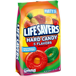 All City Candy Life Savers Hard Candy 5 Flavors Party Size - 50-oz. Bulk Bag Bulk Wrapped Wrigley For fresh candy and great service, visit www.allcitycandy.com