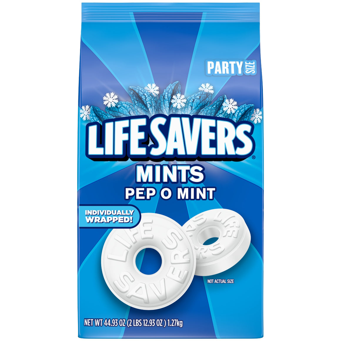 All City Candy Life Savers Mints Pep O Mint - Party Size Bags 44.93-oz Bag Bulk Wrapped Wrigley For fresh candy and great service, visit www.allcitycandy.com