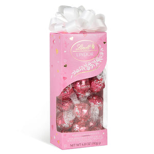 All City Candy Lindor Valentine's Strawberry and Cream White Truffle 6.8 oz. Box Lindt For fresh candy and great service, visit www.allcitycandy.com