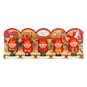 All City Candy Lindt Christmas Elf Milk Chocolate Mini 5 pack 1.7 oz. Christmas Lindt For fresh candy and great service, visit www.allcitycandy.com