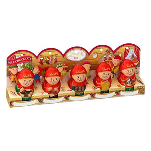 All City Candy Lindt Christmas Elf Milk Chocolate Mini 5 pack 1.7 oz. Christmas Lindt For fresh candy and great service, visit www.allcitycandy.com