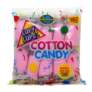 All City Candy Lupy Lups! Cotton Candy Pink Strawberry Party Pack 5.3 oz. Bag Cotton Candy Lupy Lups For fresh candy and great service, visit www.allcitycandy.com