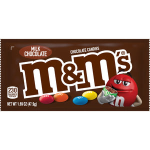 M & M Milk Chocolate 1.69oz Bag or 36 Count Box