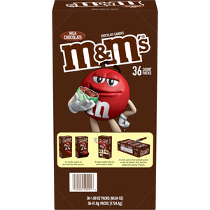 All City Candy M&M's Milk Chocolate Candies - 1.69-oz. Bag Case of 36 Chocolate Mars Chocolate For fresh candy and great service, visit www.allcitycandy.com