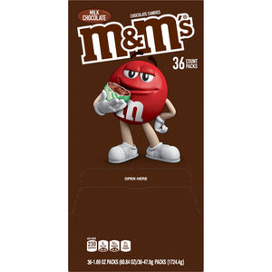 All City Candy M&M's Milk Chocolate Candies - 1.69-oz. Bag Case of 36 Chocolate Mars Chocolate For fresh candy and great service, visit www.allcitycandy.com