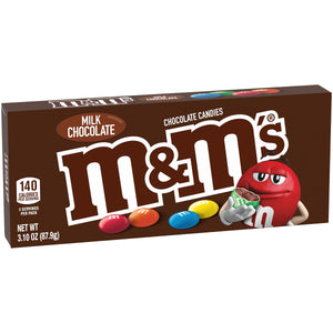 All City Candy M&M's Milk Chocolate Candies - 3.1-oz. Theater Box Theater Boxes Mars Chocolate For fresh candy and great service, visit www.allcitycandy.com