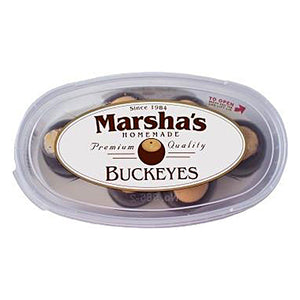 All City Candy Marsha's Homemade Buckeyes - 8 oz. Tub For fresh candy and great service, visit www.allcitycandy.com