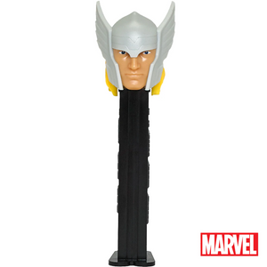 All City Candy PEZ Marvel Superheroes Candy Dispenser - 1 Piece Blister Pack Thor Novelty PEZ Candy For fresh candy and great service, visit www.allcitycandy.com