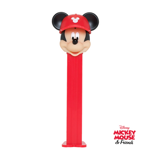 All City Candy PEZ Mickey Mouse Clubhouse Collection Candy Dispenser - 1 Piece Blister Pack Baseball Hat Mickey Mouse Novelty PEZ Candy For fresh candy and great service, visit www.allcitycandy.com