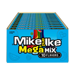 All City Candy Mike and Ike Mega Mix 10 Flavors Chewy Candies - 5-oz. Theater Box Case of 12 Theater Boxes Just Born Inc For fresh candy and great service, visit www.allcitycandy.com