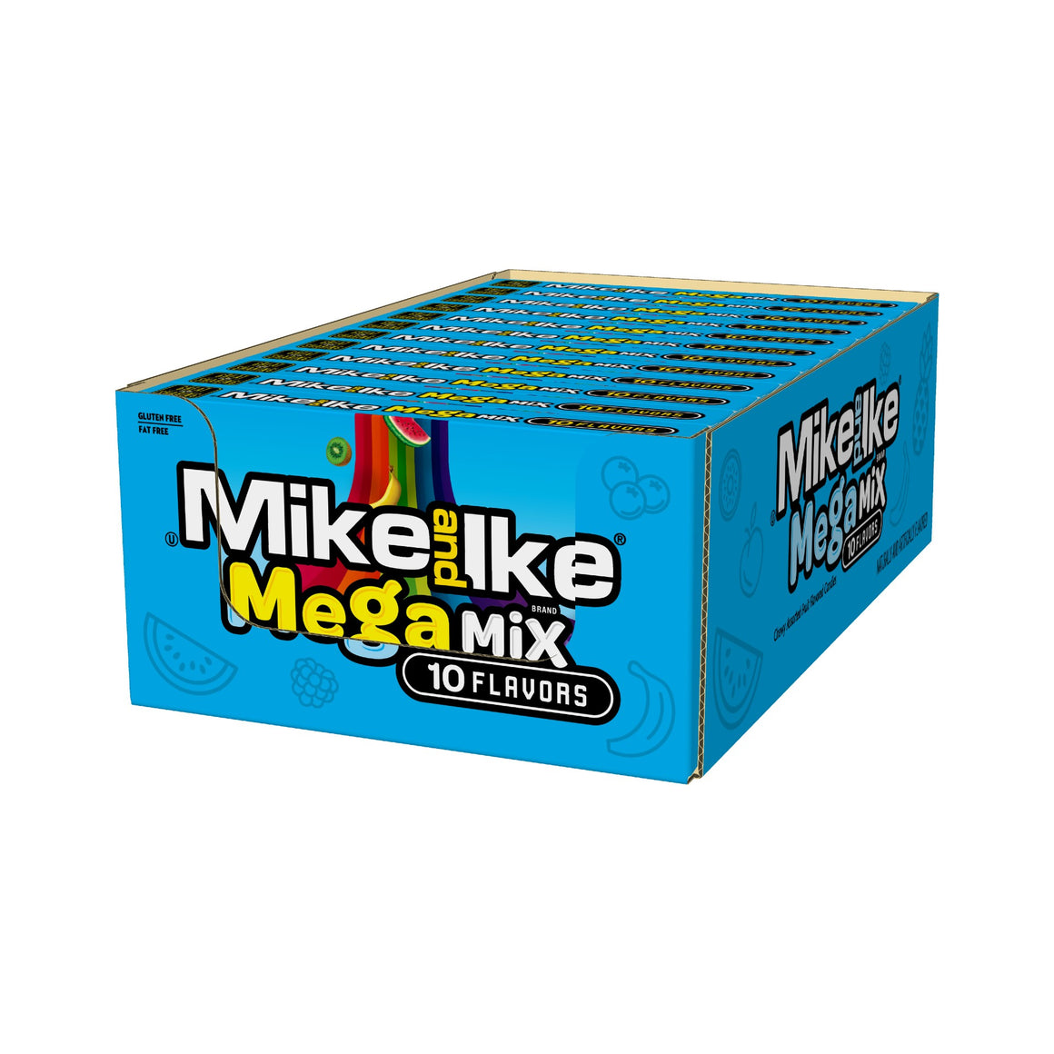 All City Candy Mike and Ike Mega Mix 10 Flavors Chewy Candies - 5-oz. Theater Box 1 Box Theater Boxes Just Born Inc For fresh candy and great service, visit www.allcitycandy.com