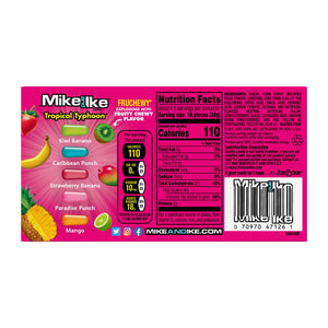 All City Candy Mike and Ike Tropical Typhoon Chewy Candies - 5-oz. Theater Box 1 Box Theater Boxes Just Born Inc For fresh candy and great service, visit www.allcitycandy.com