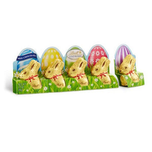 All City Candy Lindt Easter Milk Chocolate Mini Animals 5 count 1.7 oz. Bunnies Lindt For fresh candy and great service, visit www.allcitycandy.com