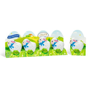 All City Candy Lindt Easter Milk Chocolate Mini Animals 5 count 1.7 oz. Lambs Lindt For fresh candy and great service, visit www.allcitycandy.com