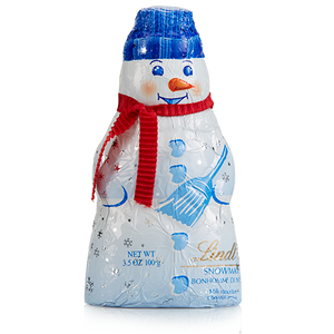 Lindt Christmas Milk Chocolate Snowman - 3.5 oz.
